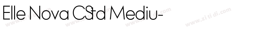 Elle Nova CStd Mediu字体转换